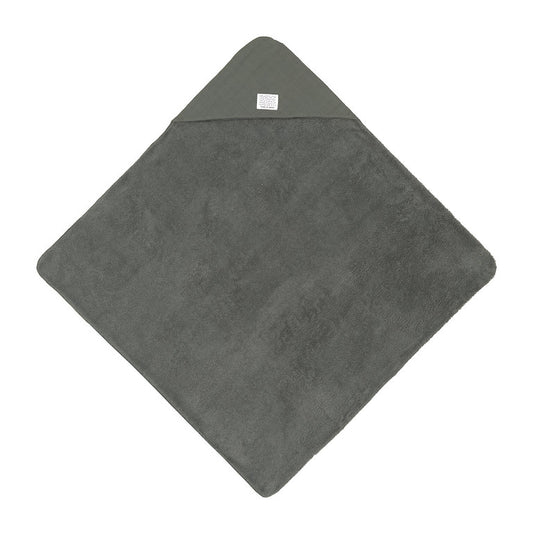 Lassig - Muslin Hooded Towel - Petrol Green