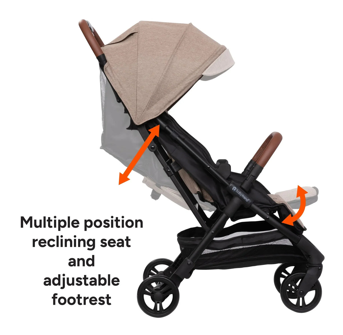 Babytrend - York Compact Travel System - With Ez Lift  Pro Car Seat - Cosmic Brown