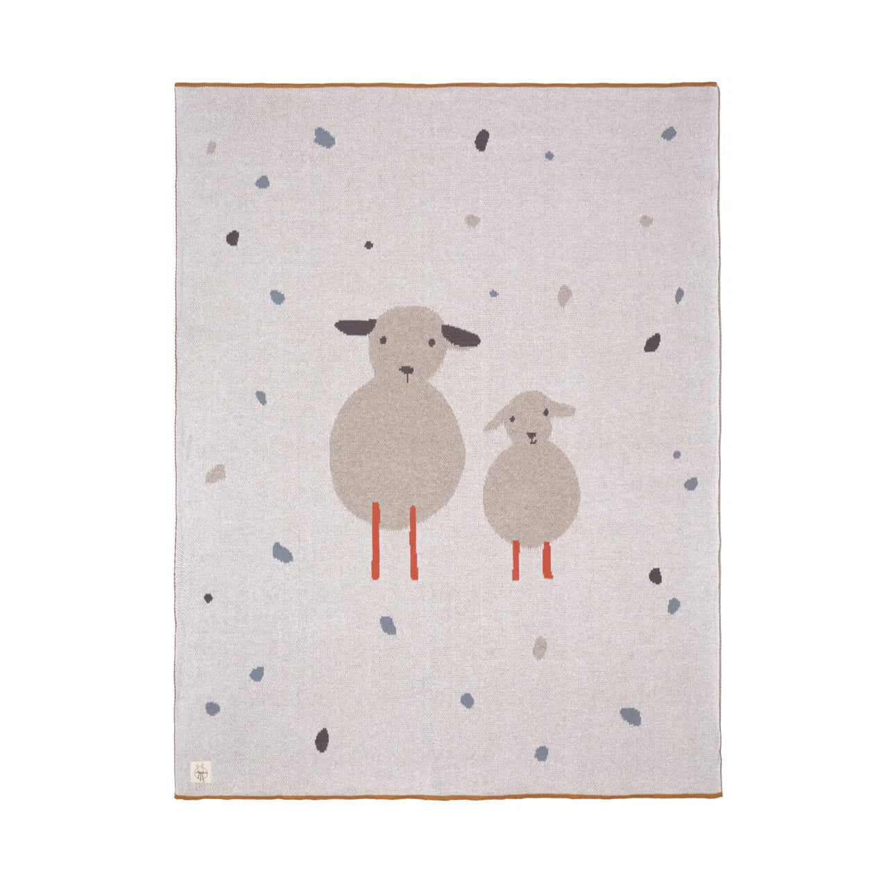 Lassig - Blanket Gots Little Mateys - Royal Blue