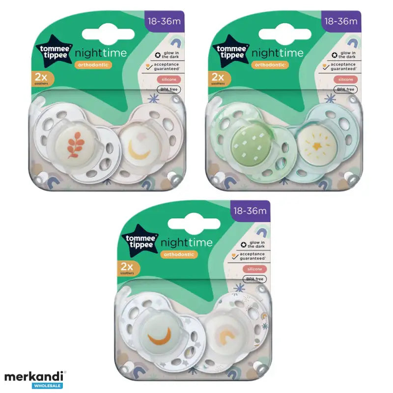 (TOMMEE TIPPEE) TT 2X 18-36M NIGHT STHR AL AR GLOW IN THE DARK