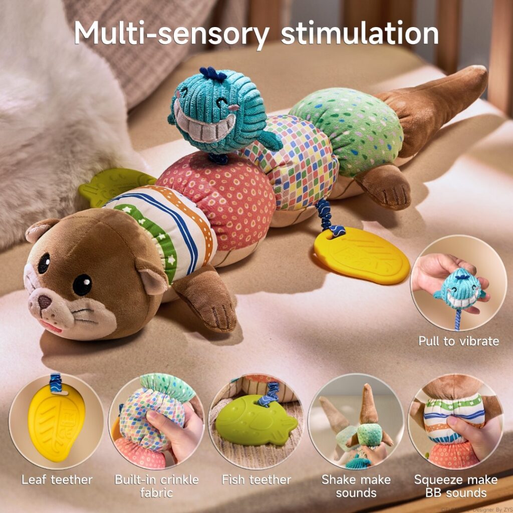 Tumama Kids - Soft Plush - Sensory Otter Toy