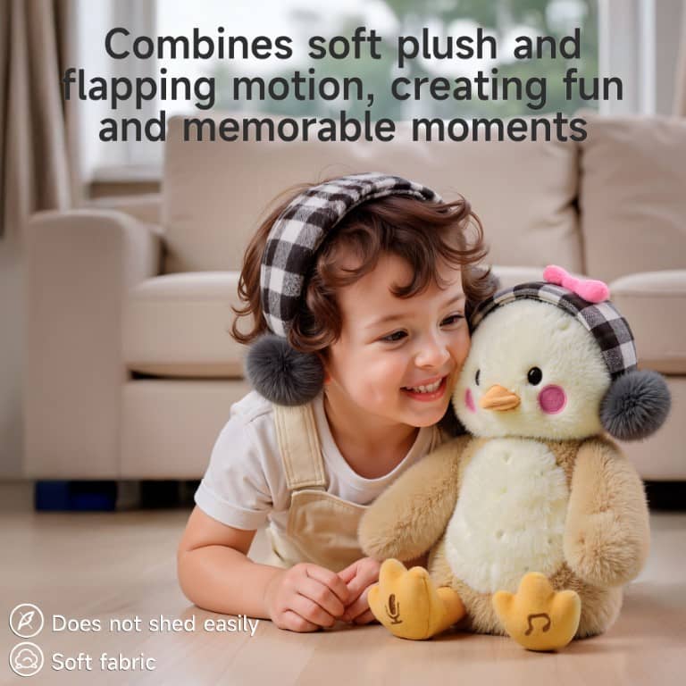 Tumama Kids - Interactive Plush Chick Toy - "Hug Me, Kiss Me"