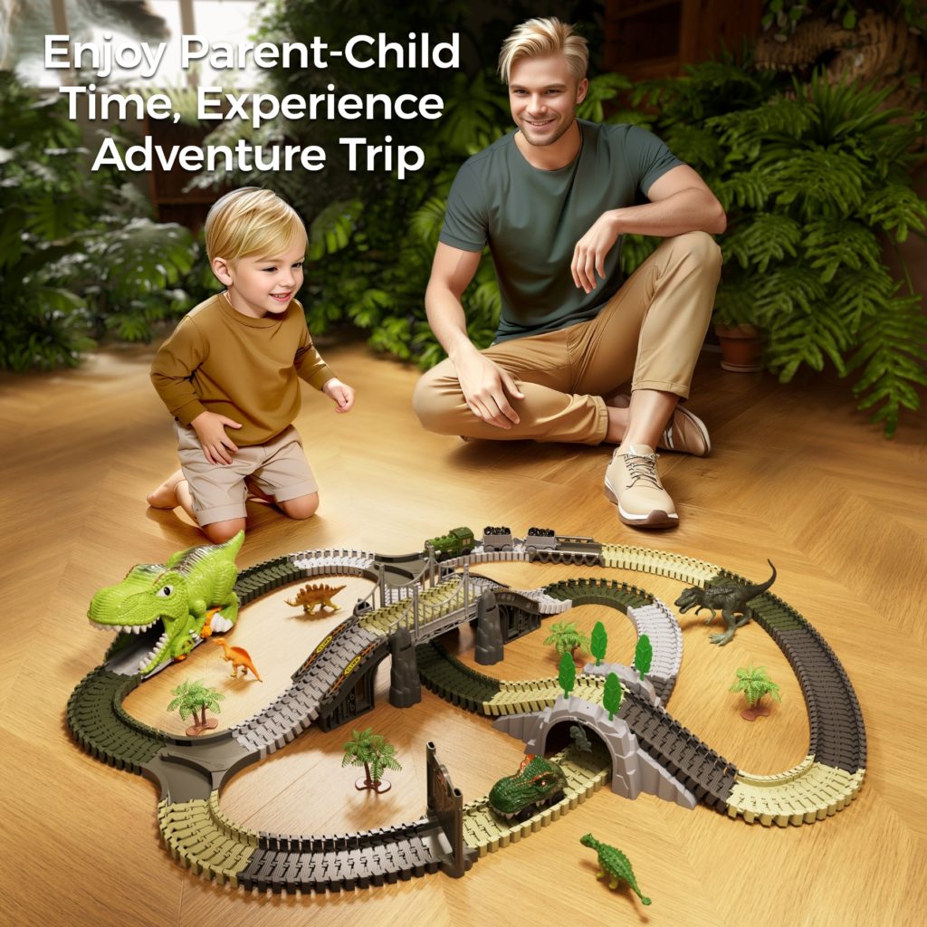 Tumama Kids - Dinosaur Rail Track