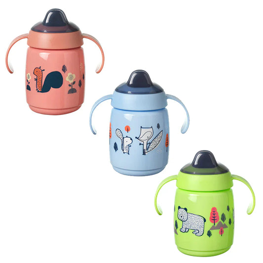 (TOMMEE TIPPEE) TT 1X TRNR SIPPEE 300ML UK AR BLUE/GREEN/PINK