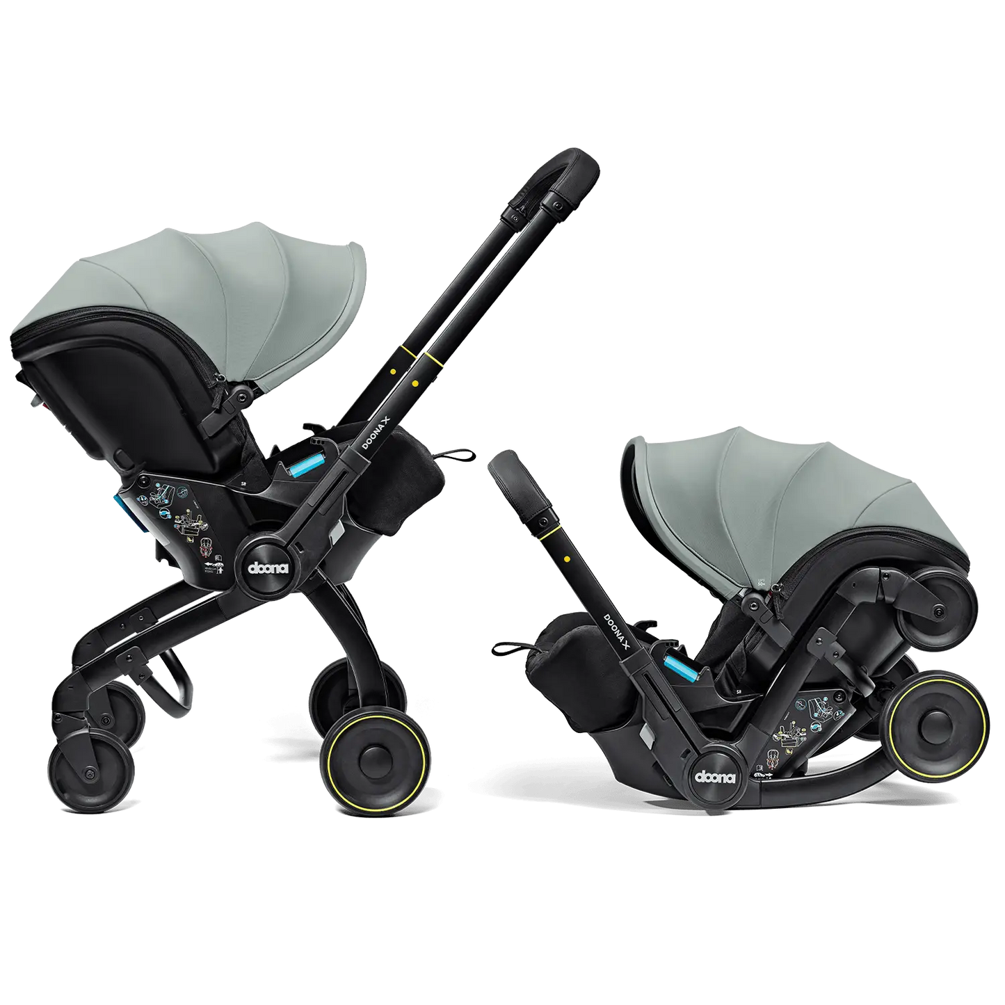 Doona X Infant - Car Seat Stroller Dusty Sage  + (Free Miila Stroller)
