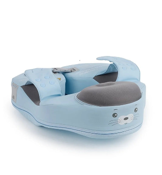 Mambobaby - Waist Baby Float No Canopy - Seal Blue