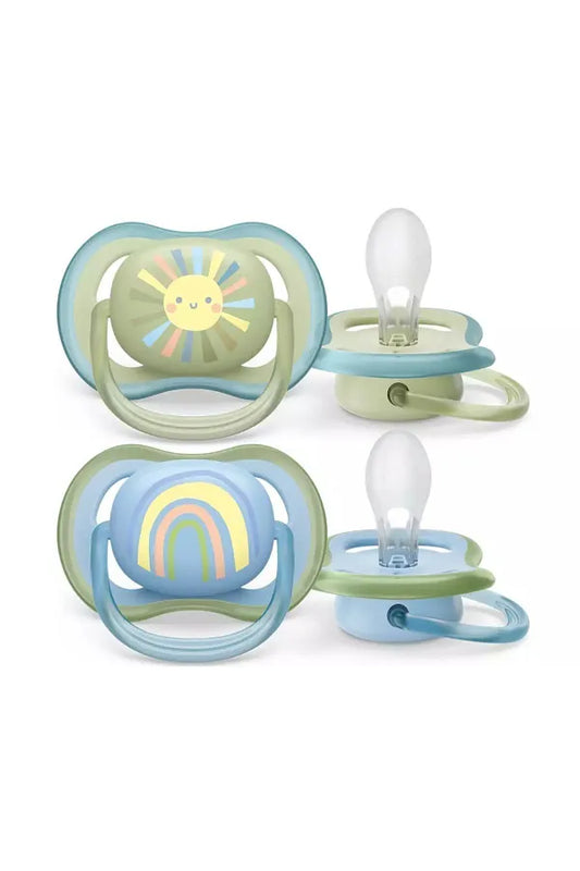 AVENT ULTRA AIR SOOTHERS  RAINBOW - 0-6M BOY