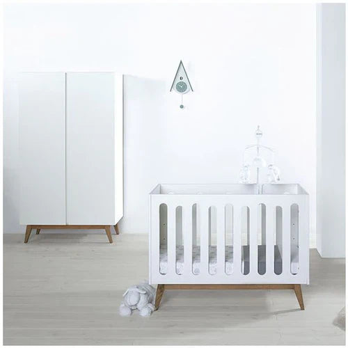 Quax Trendy Wardrobe White Modern 2-Door Storage