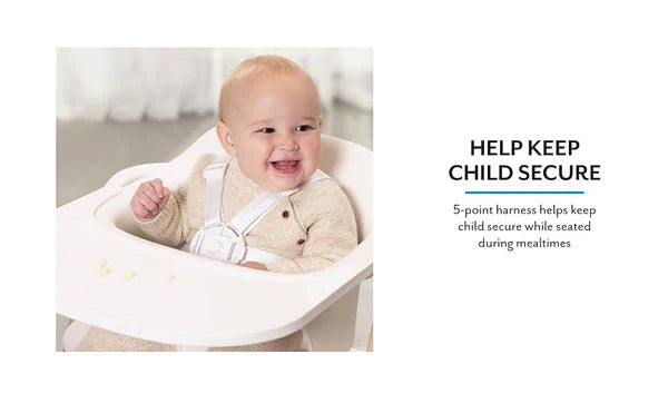 EVENFLO RIGHTSEAT MULTISTAGE HIGH CHAIR SEA SALT WHITE