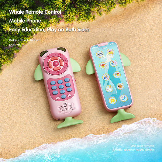 Tumama Kids - Whale Remote Control & Mobile Phone - 2in1 - Blue