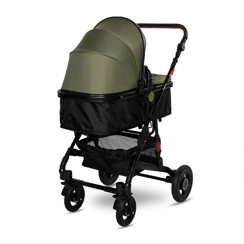 Lorelli - Baby Stroller - Alba Premium Set 3in1 - (NEW) - Loden Green - Travel System