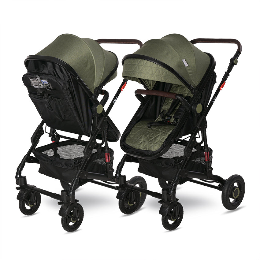 Lorelli - Baby Stroller - Alba Premium Set 3in1 - (NEW) - Loden Green - Travel System
