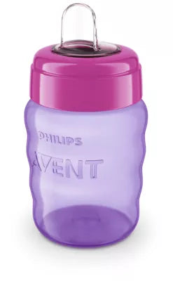 AVENT EASY SIP CUP 260ML9M+ - RED / PURPLE