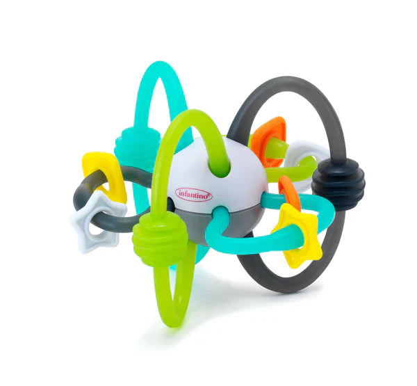 Infantino SHAKE & TEETHE FLEXIBLE RATTLE BALL™