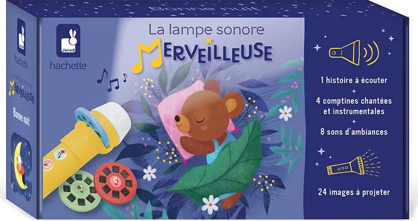 Janod - Wonderful Sound Lamp - Goodnight (French)