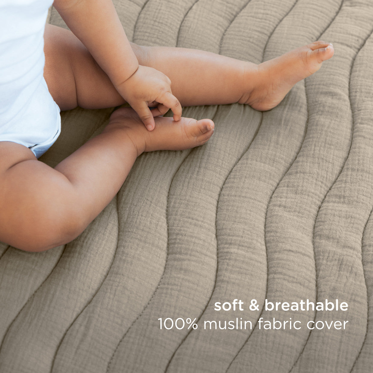 Ubbi - Floor Mat & Cover - Taupe