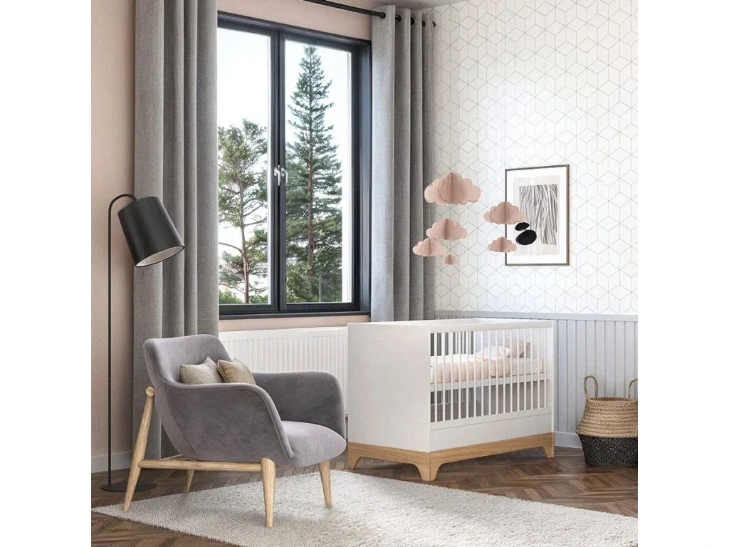 Faktum - Lumina Full Nursery Bedroom - White