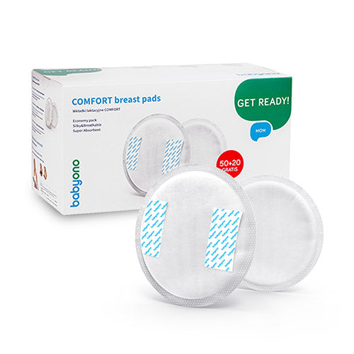 Babyono- Comfort Breast Pads 50+20 pcs - (Free)