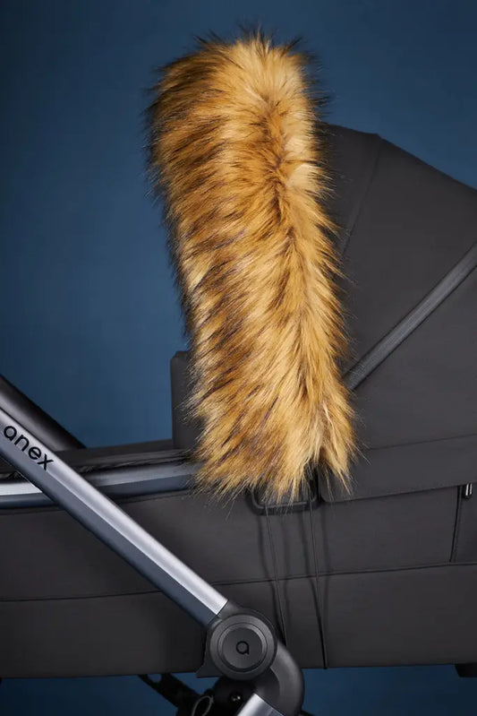 ANEX FUR HOOD BROWN W/A07
