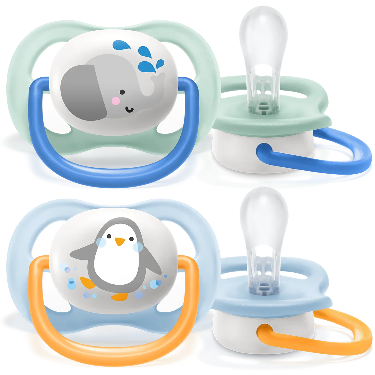 AVENT ULTRA AIR SOOTHERS MIX ANIMALS- 0-6M