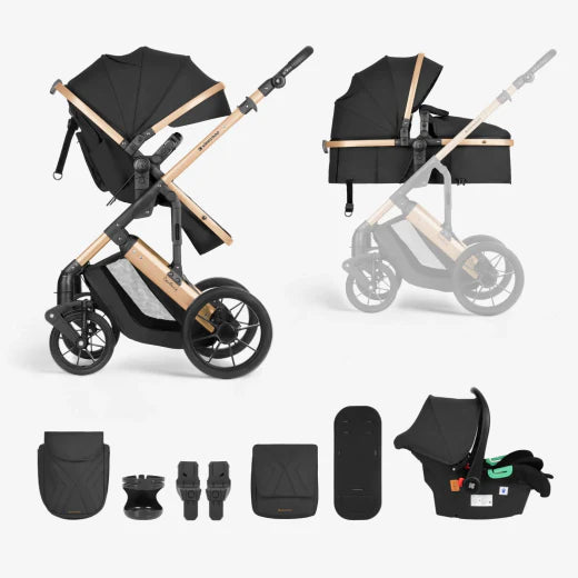 Stroller 3in1 transf. seat Darling Black 2024