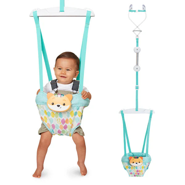 Infantino 2 in 1 Music & Lights Doorway Jumper Fox