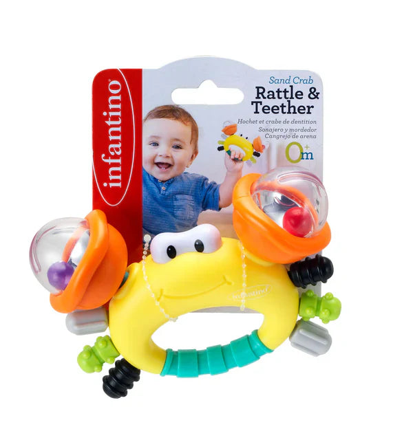 Infantino RATTLE & TEETHER CRAB™