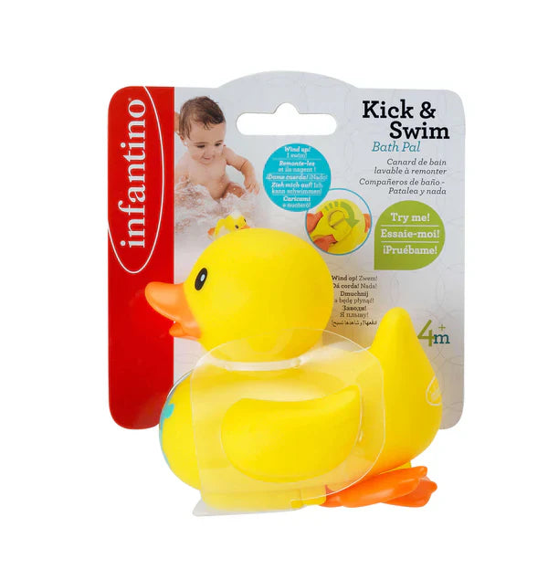 Infantino Kick & Swim Bath Pal Duck