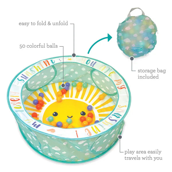Infantino Grow With Me 3in1 Pop-up Play Ball Pit