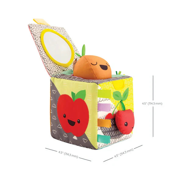 Infantino Peek & Seek Sensory Discovery Cube