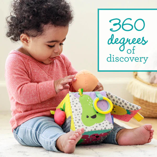 Infantino Peek & Seek Sensory Discovery Cube