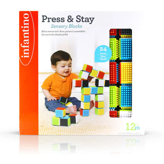 Infantino PRESS & STAY SENSORY BLOCKS™
