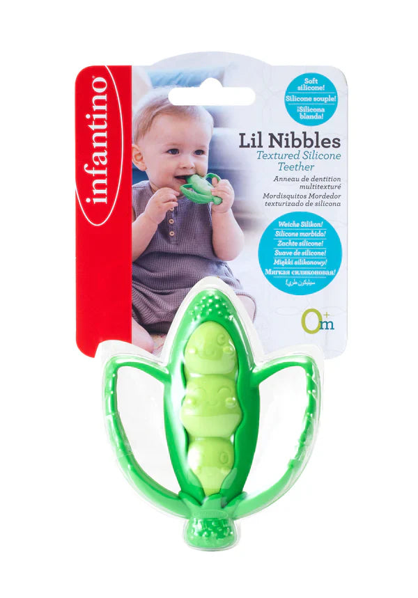 Infantino LIL' NIBBLES SILICONE TEETHER™