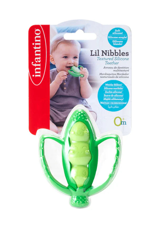 Infantino LIL' NIBBLES SILICONE TEETHER™