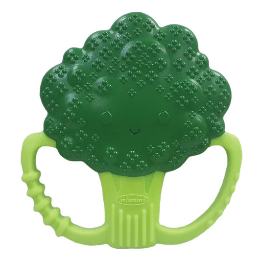 Infantino Lil' Nibbles Textured Silicone Teether™, Broccoli