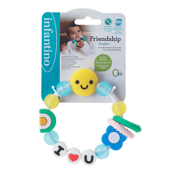 Infantino Friendship Teether™ - I Love U Silicone