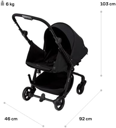 Anex - Air Z Light Strooler - AZ01 - Storm - Travel Stroller
