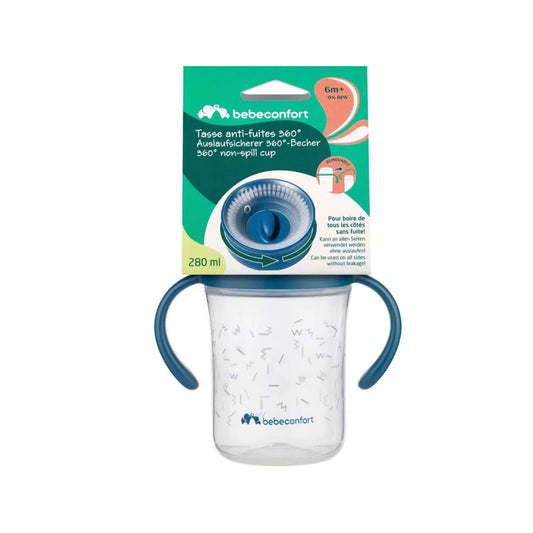 Bebe Confort - Anti-Leak 360 Cup - 280ml - 6m+ - Blue