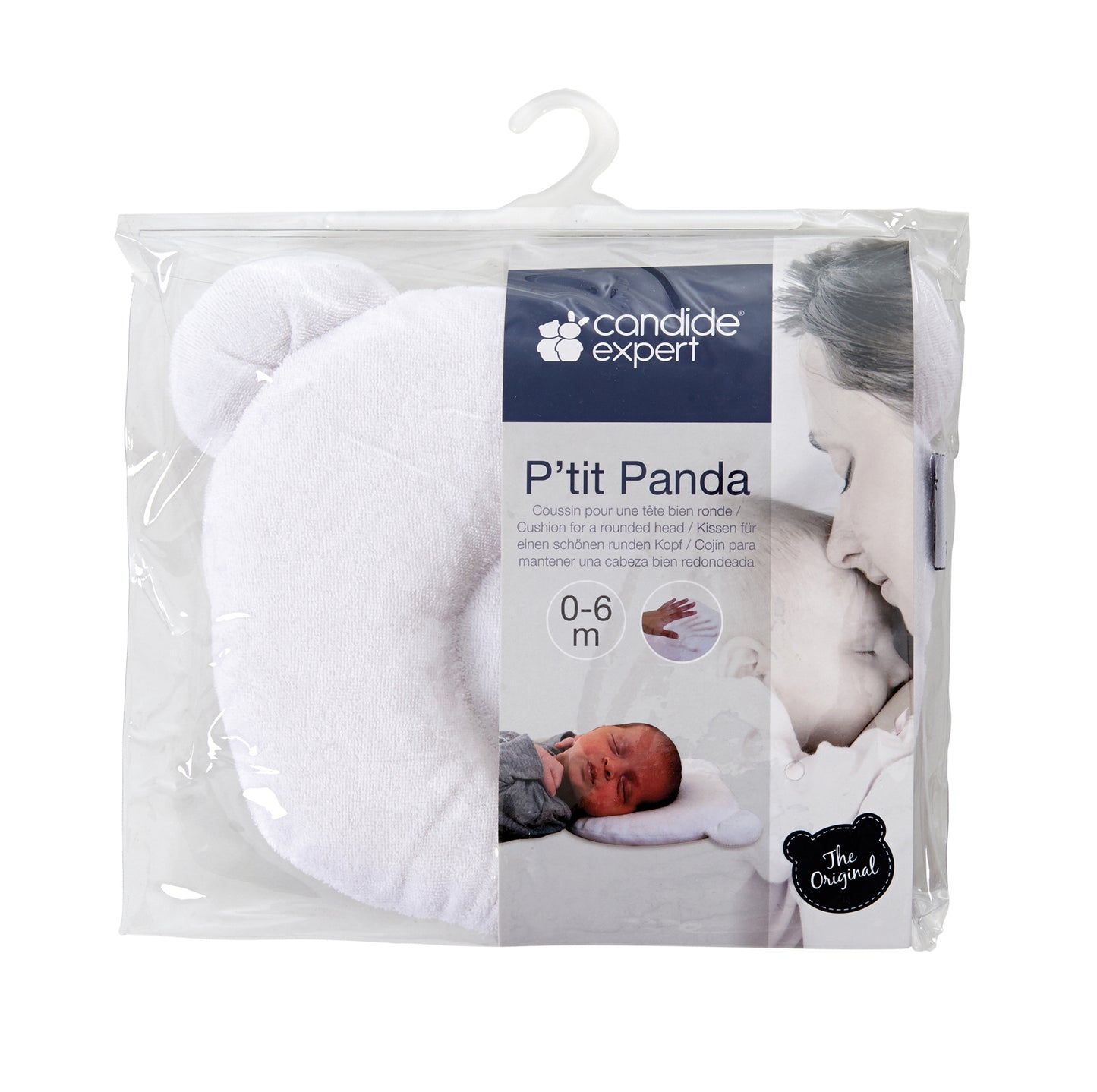 Candide Air+-  P'tit Panda Pillow - White