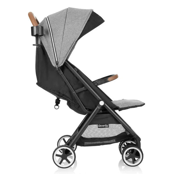 EVENFLO GOLD OTTO SELF-FOLDING TRAVEL STROLLER MOONSTONE GRAY