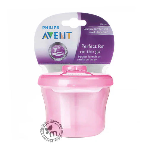 AVENT MILK POWDER DISPENSER - PINK