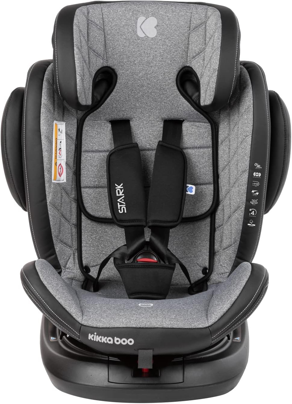 Car seat 0-1-2-3 (0-36 kg) Stark ISOFIX Dark Grey 2023