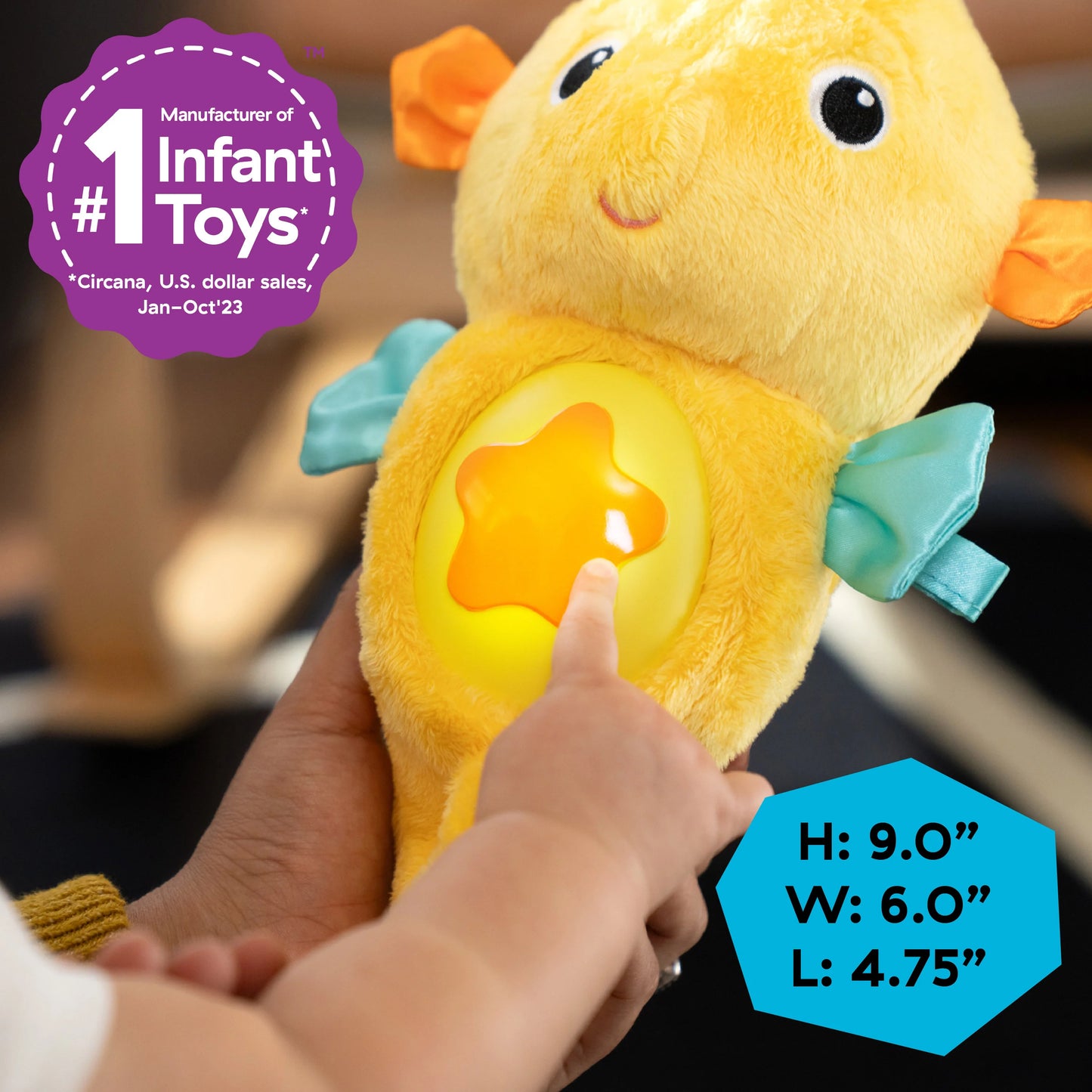 Kids2 - Be Sea horse - Soother Yellow