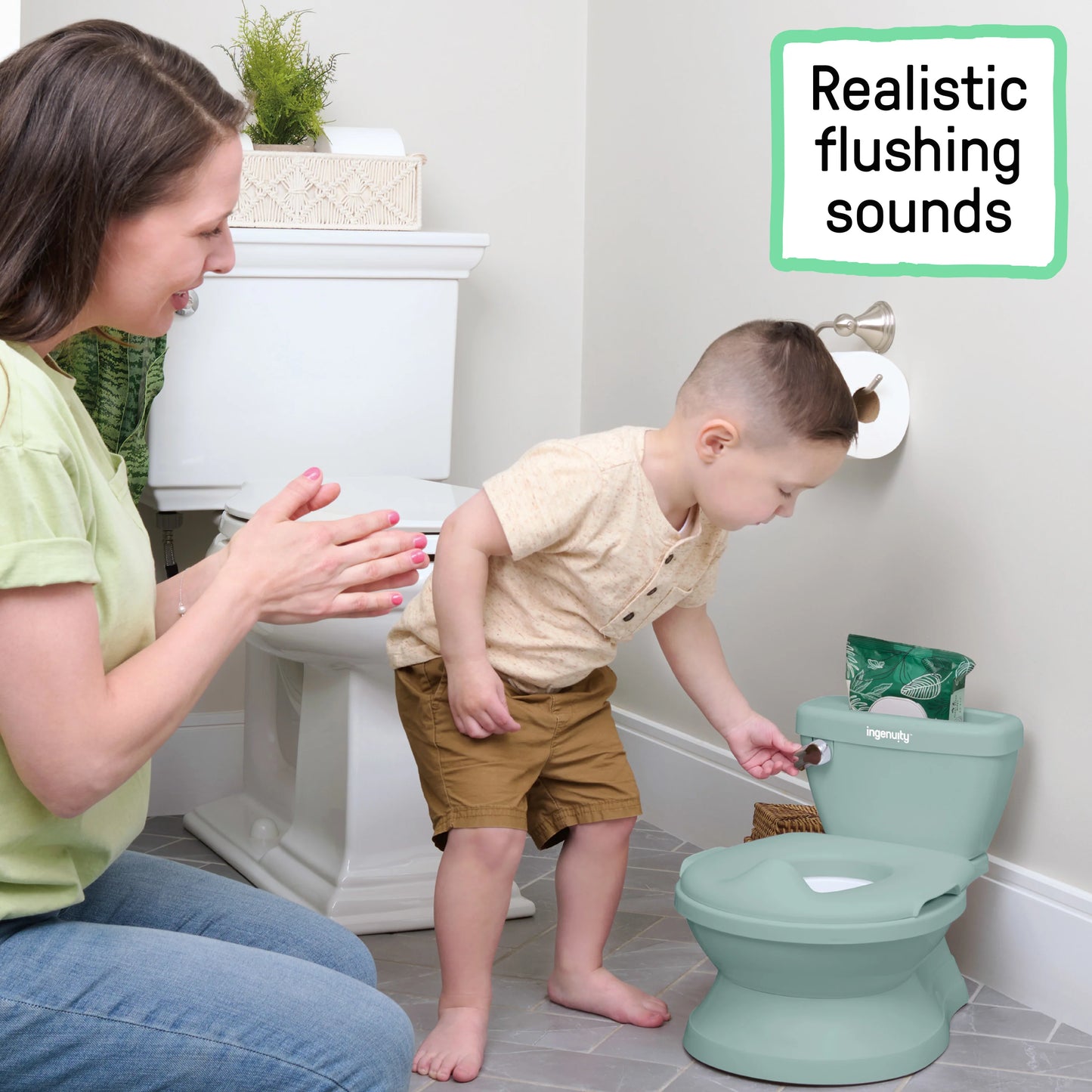 Kids2 - Ingenuity My Size Potty Pro - Green
