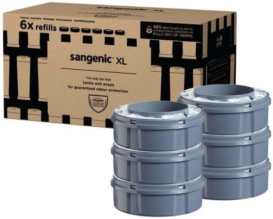Tommee Tippee - Twist & Click Sangenic XL 6pk - Refill - (433602)