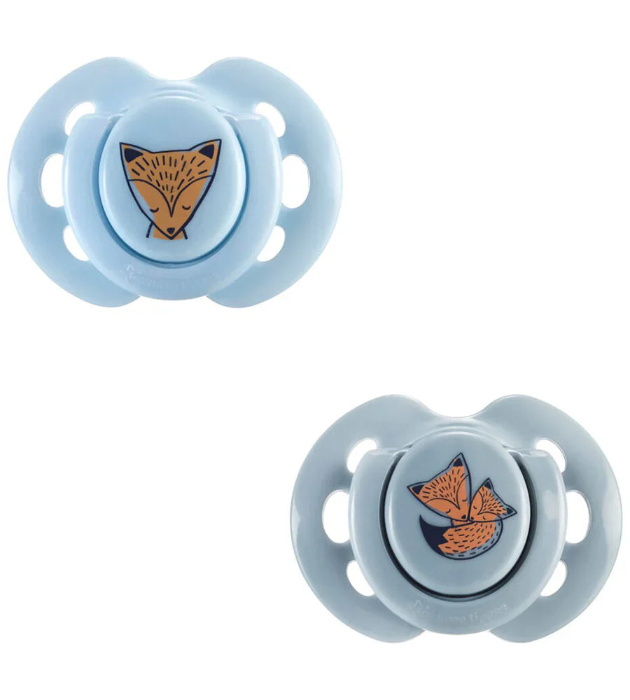 (TOMMEE TIPPEE)2 STYLE SOOTHERS 0-6M
