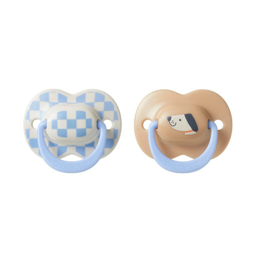 Tommee Tippee - Ultra Fit Silicone Soother - (6-18m) - 2pack - Boy Deco - NEW!!