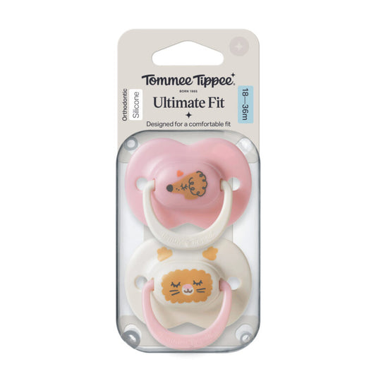 Tommee Tippee - Ultralight Silicone Soother - 18-36m - 2pcs - Girl Deco