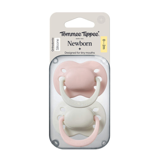 Tommee Tippee - Newborn Silicone Soother - 0-2m - 2pcs - Girl