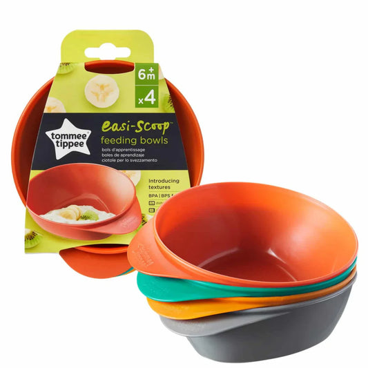 (TOMMEE TIPPEE)EASY SCOOP FEEDING BOWL 4PCS